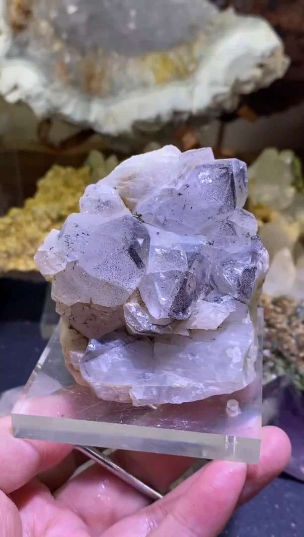 未镶嵌珠宝半成品水晶8号四川美姑花园水晶素描215g