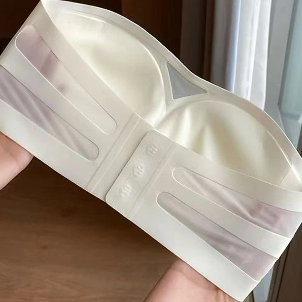 2-4无肩带无痕舒适内衣时尚美背夏季聚拢内衣