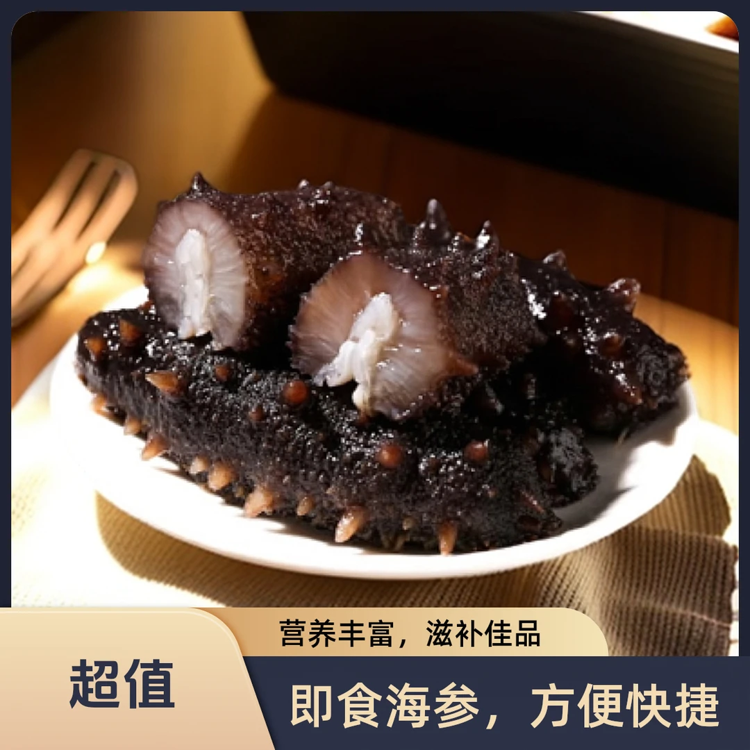 【5-6头】深海即食海参源头工厂发货蒸制Q弹口感