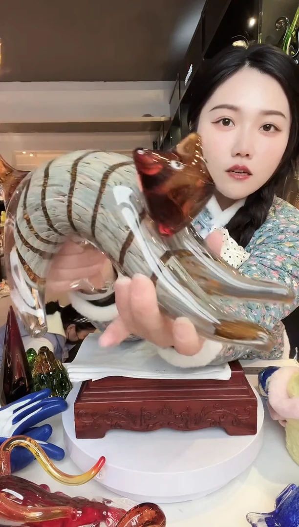 【闪购商品】茶盏琉璃摆件家居摆件