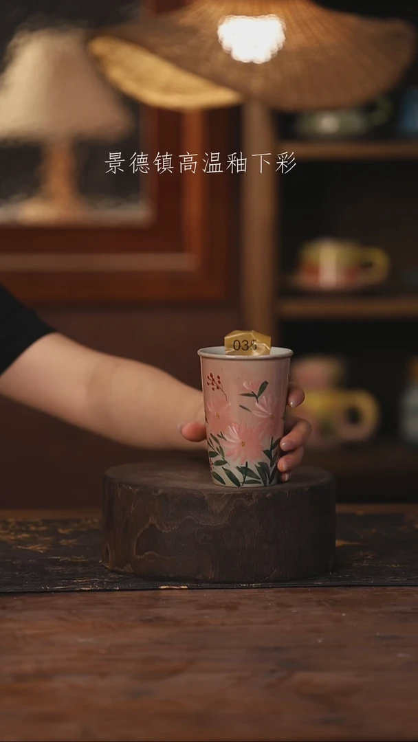 景德镇高温釉下手绘陶瓷035
