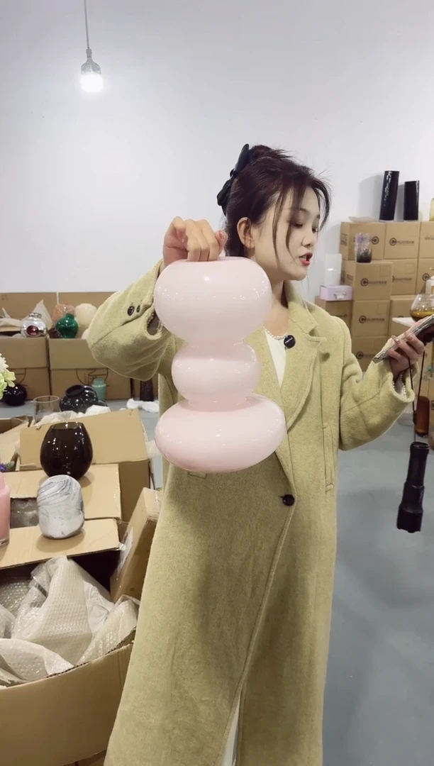 【闪购商品】无铅玻璃私花主义花瓶厂微瑕-UJZ0