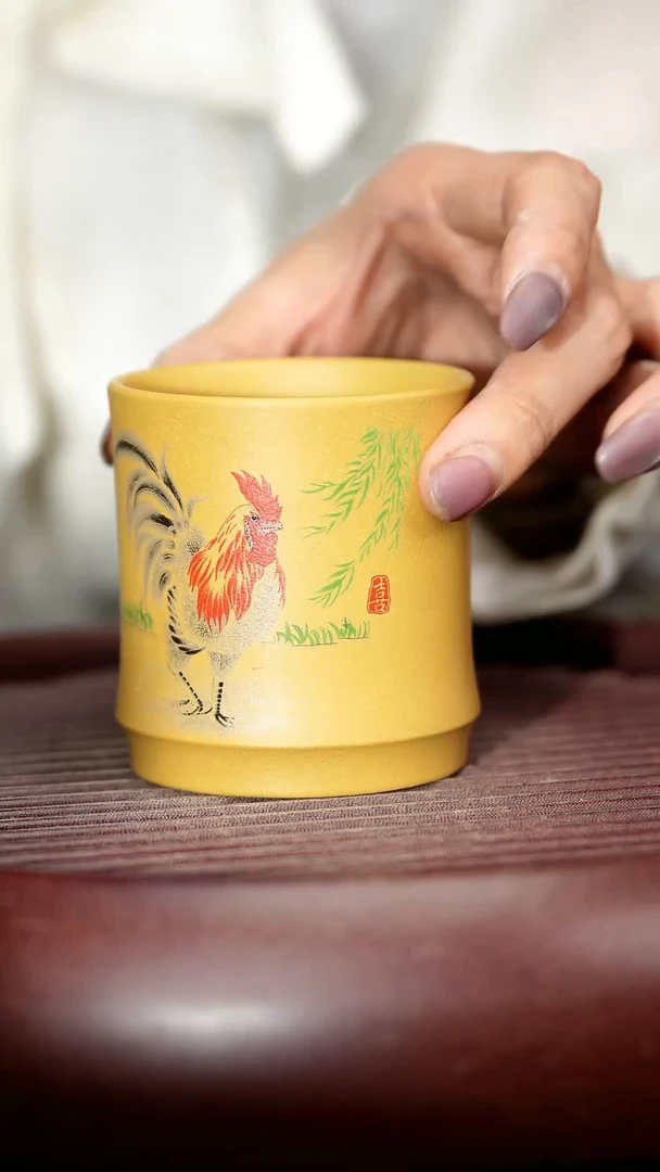 茶杯紫砂高端紫砂主人杯福利放漏