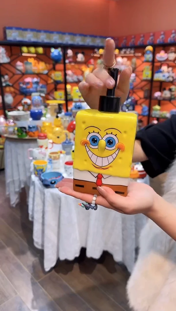 瓷片@@立体陶瓷分装按压瓶