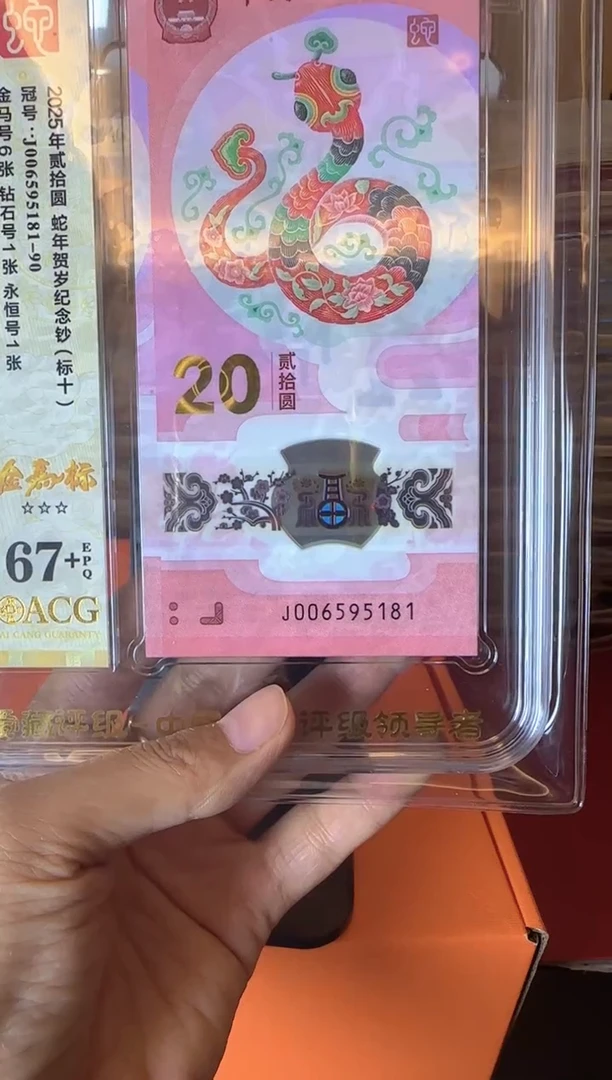 塑料2025 蛇钞 爱藏 标十 啊啊啊
