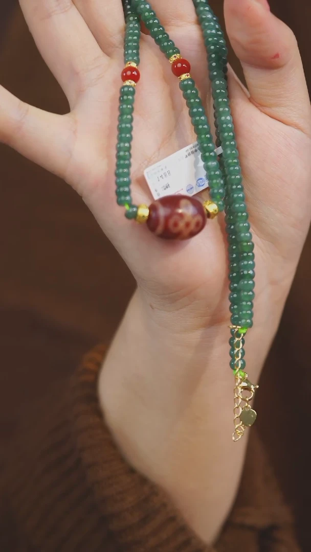 【闪购商品】玛瑙/玉髓项链未镶嵌多样性发一