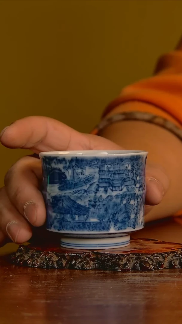 【闪购商品】杯手工手绘杯杯很美丽