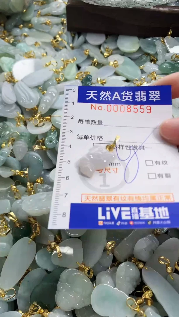 颈饰未镶嵌翡翠天然A货翡翠