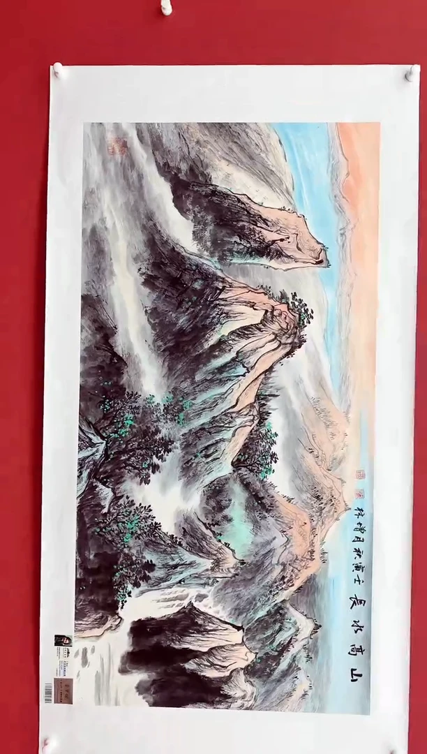 国画卞增林老师绘画8平尺 ISC证书未发