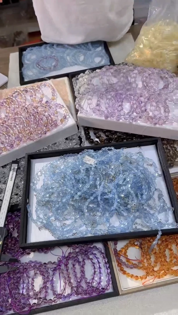 【闪购商品】海蓝宝石手串合金267/多样性发其一/卡