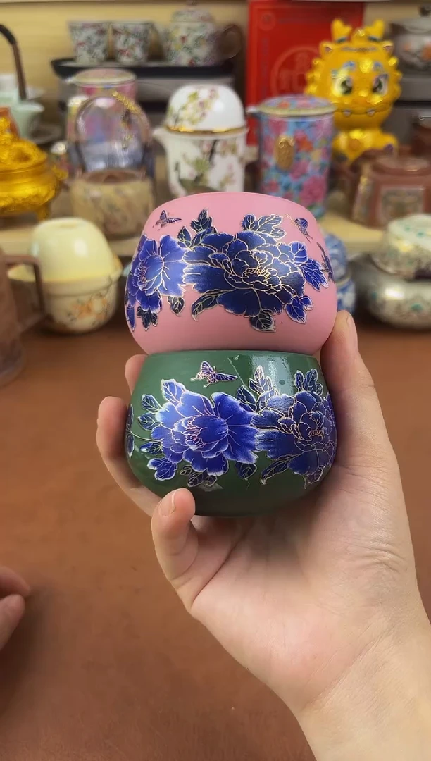 陶瓷茶具摆件旅行套组