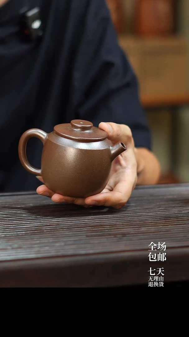 云水山涧建水紫陶微瑕柴烧壶 云玉 011