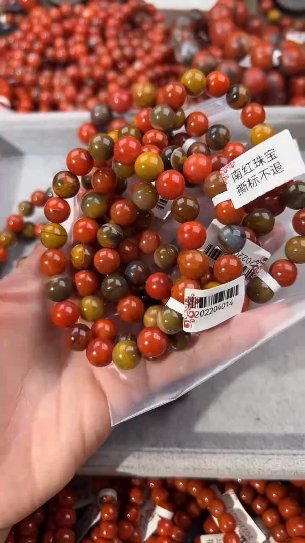 南红玛瑙手串未镶嵌1