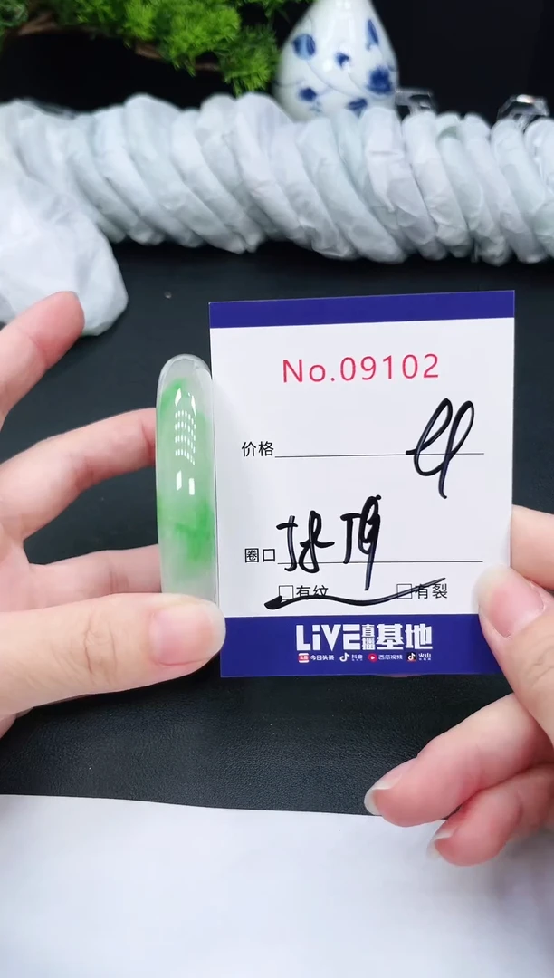 未镶嵌手镯翡翠9102