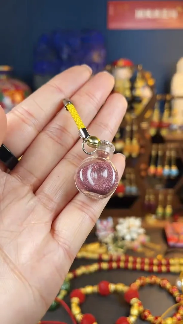 【闪购商品】黄色珐琅景泰蓝瓶子