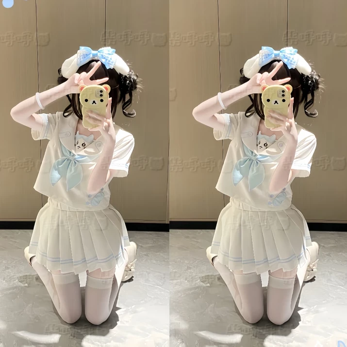 原创【小八水手服】柴呼呼jk制服女萌款幼稚园软妹可爱日系