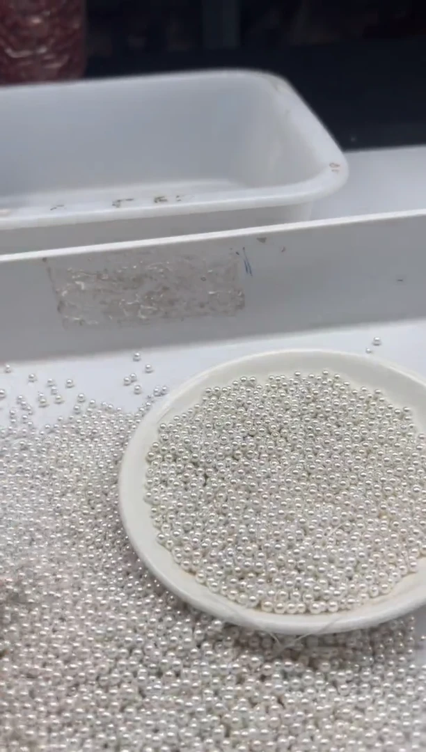 未镶嵌拼合珍珠（马贝珠）颈饰w844贝珠3mm*100颗