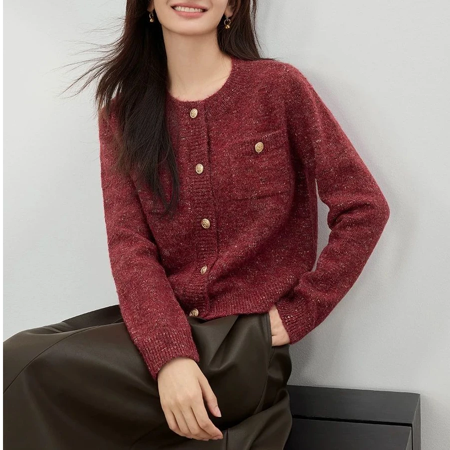 （296-300）品牌女装设计师新款百搭针织上衣牛仔裤半裙连衣裙外套