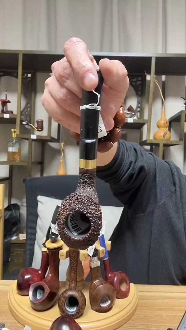 d75纯手工石楠木烟斗