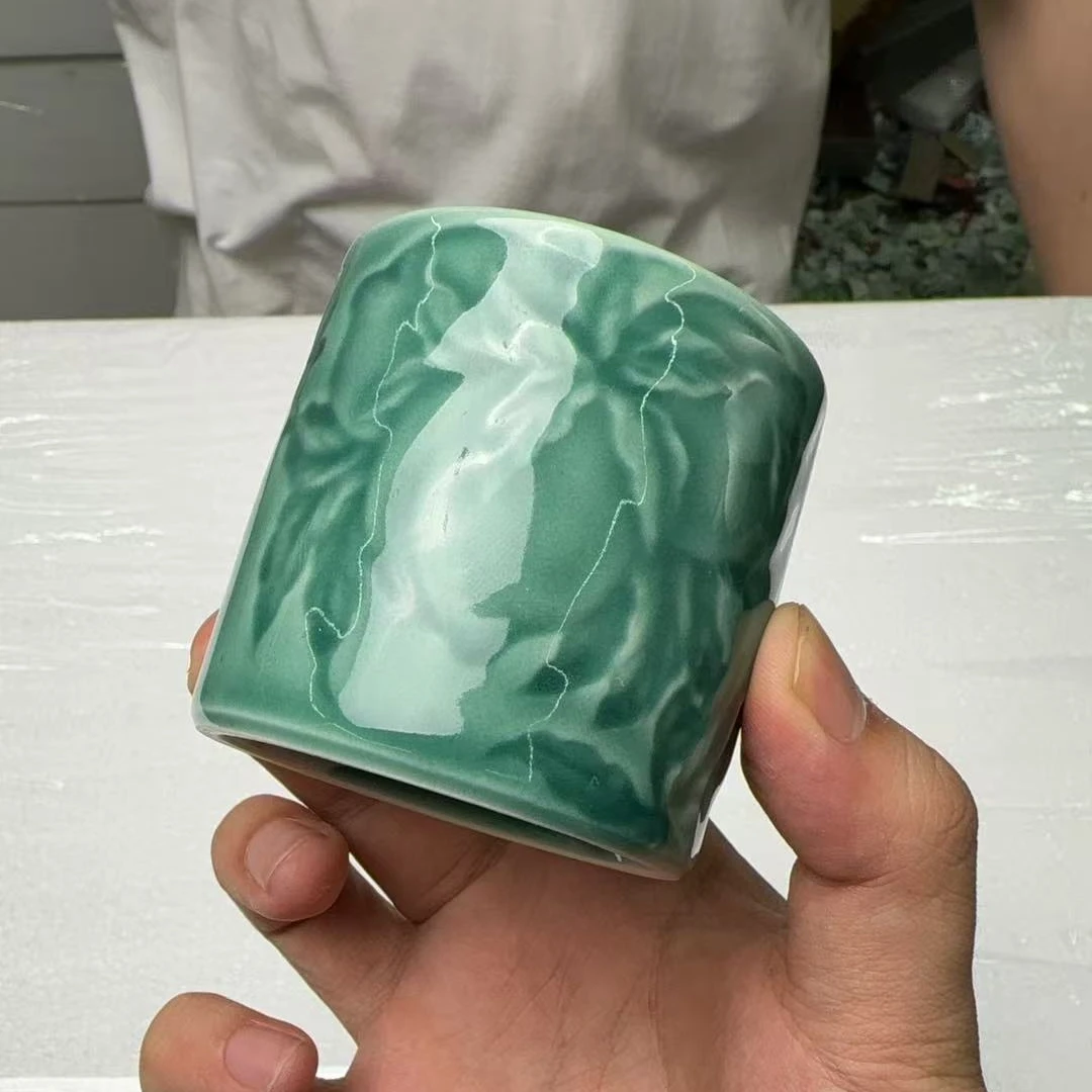 【闪购商品】收藏送礼青瓷扳指杯高档主人杯（无礼盒）@@@@@@@@