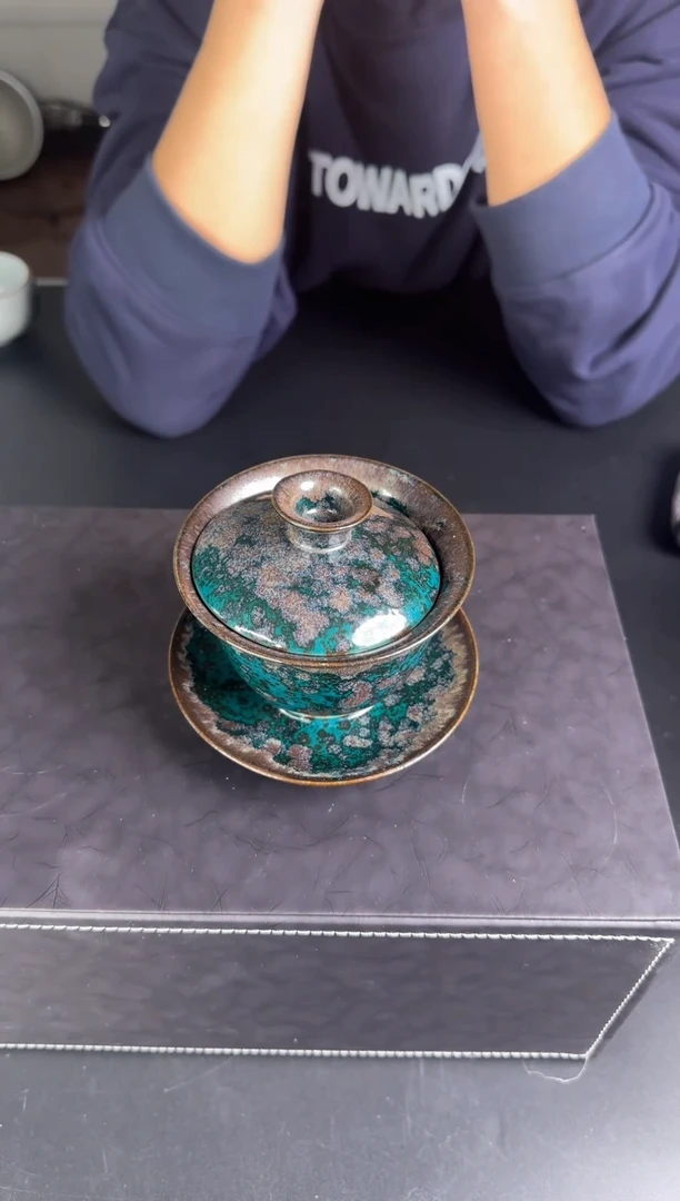 【闪购商品】淄博博山复古盖碗