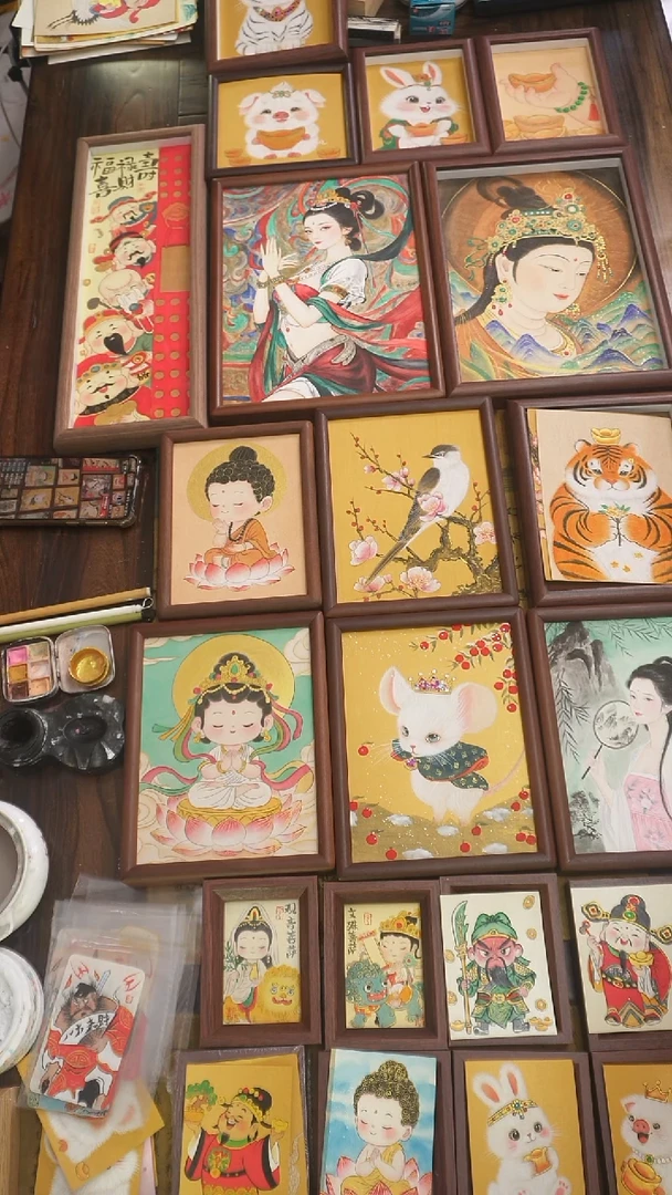 国画迷你花鸟套装11111111