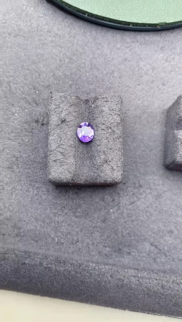 彩色蓝宝石裸石未镶嵌1ct紫蓝宝  BE