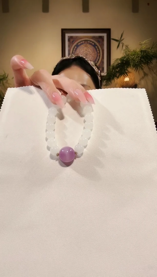 未镶嵌手链和田玉（白玉）手链