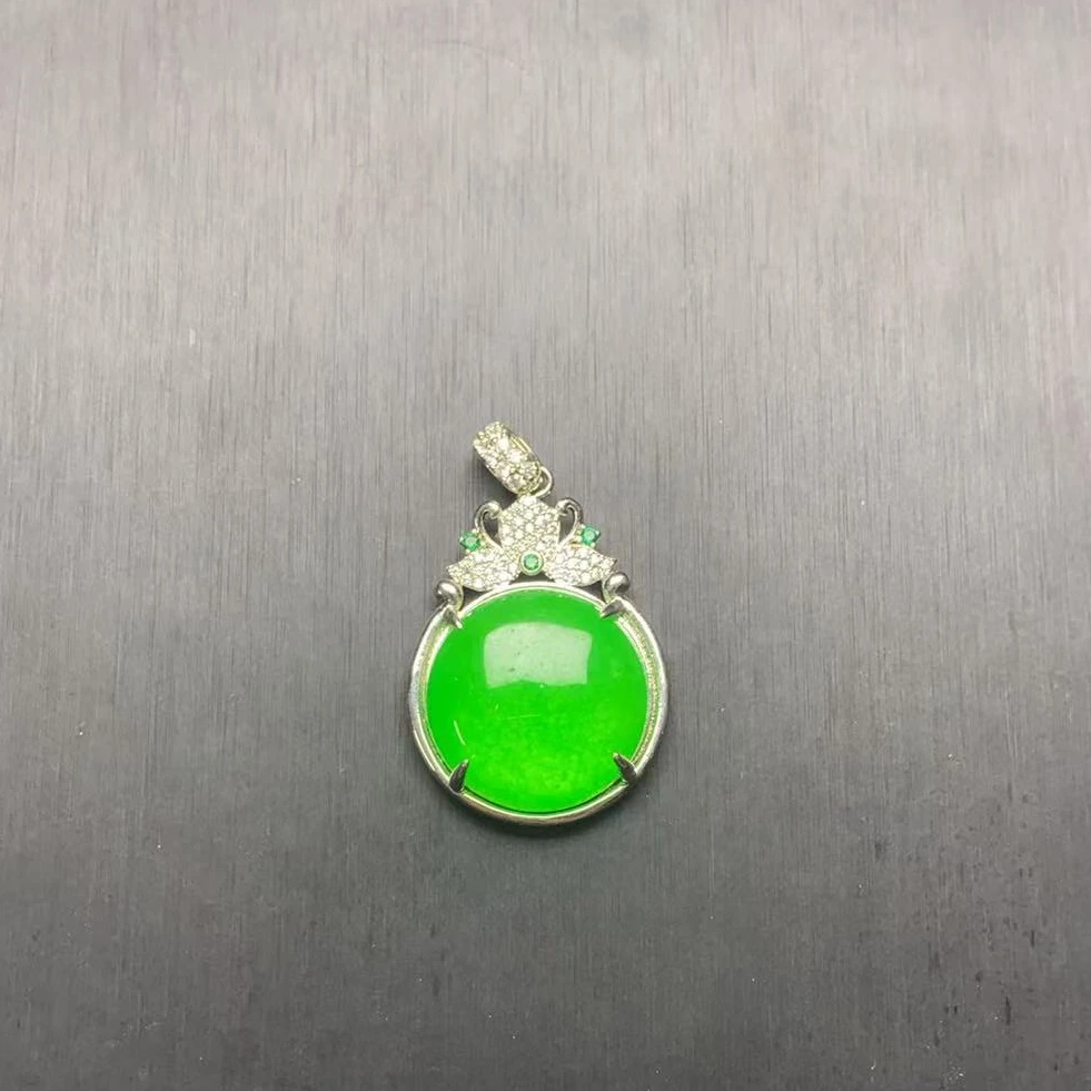 小白精选518精品深绿色转运珠百搭吊坠