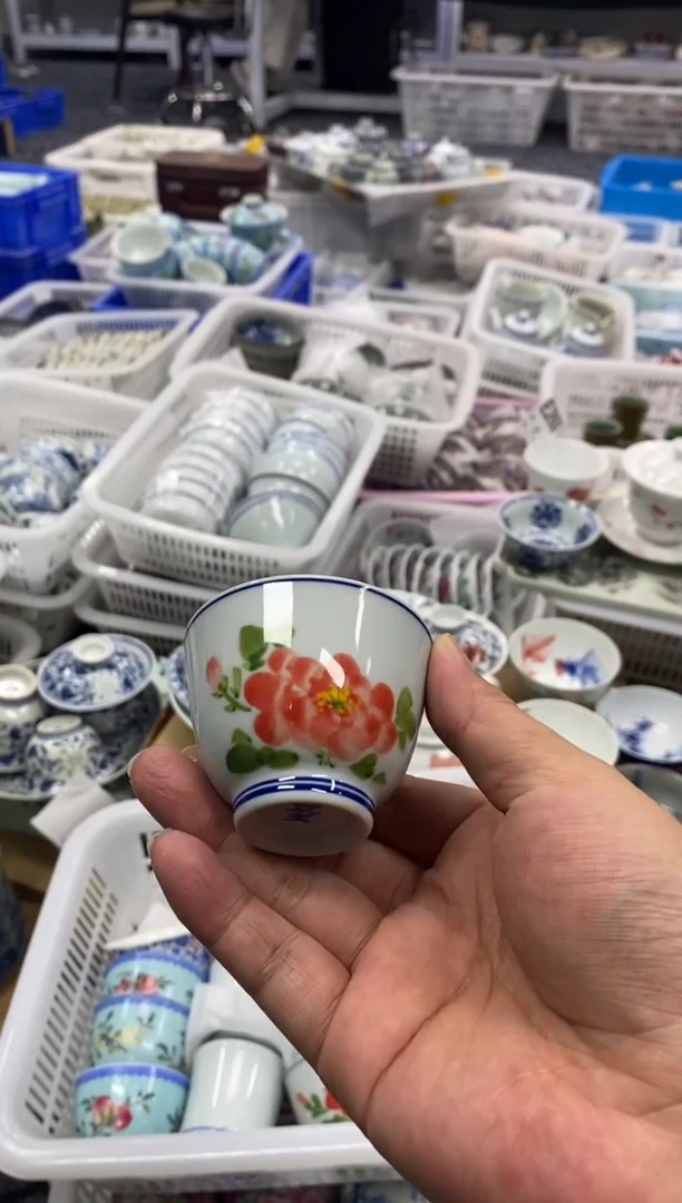 摆件陶景德陶瓷茶具容量约60