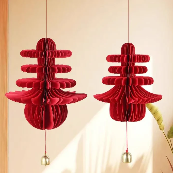 A2026新年装饰用品元旦春字灯笼中式马年春节装饰福字挂件