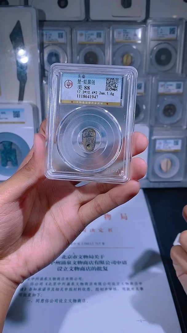铜琪珍   蚁鼻钱   一枚