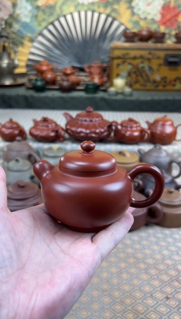 茶壶紫砂朱泥小品古150CC