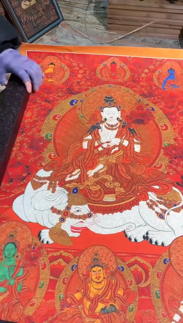 卷轴画天天的唐卡tk160
