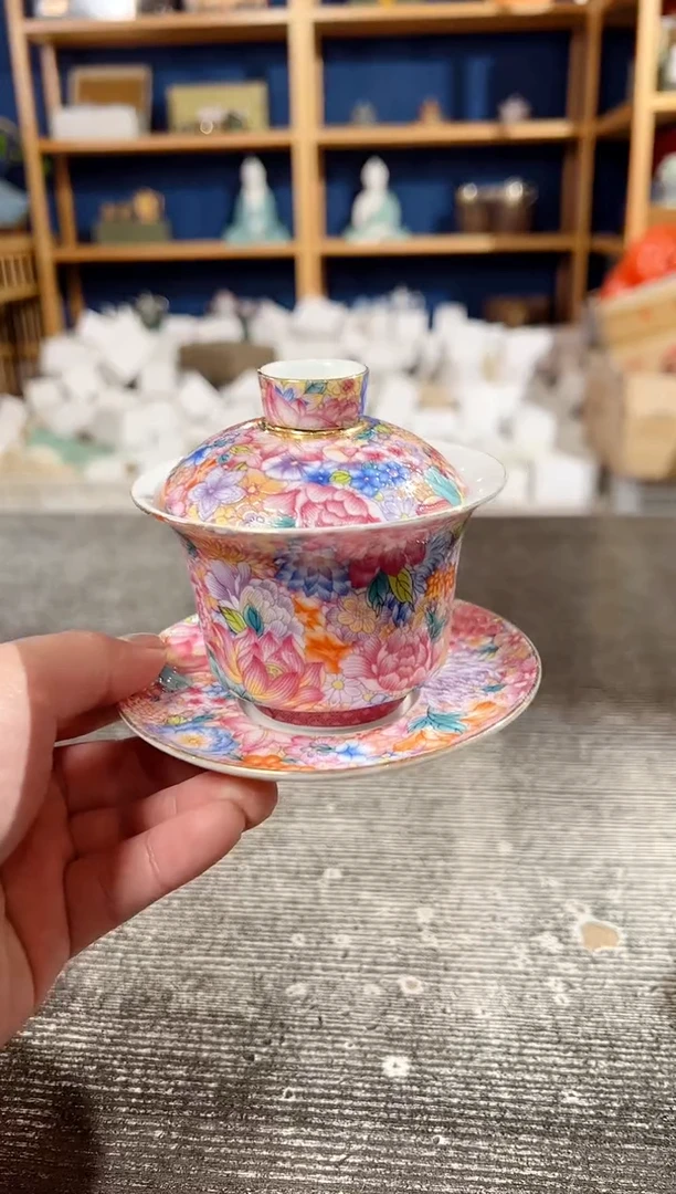 【闪购商品】其他万花马蹄三才盖碗