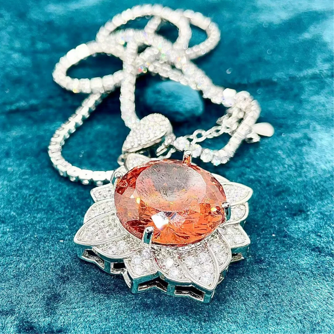 【南非库里南】NFKLN 高端奢华定制 香槟色圆包大吊坠 176