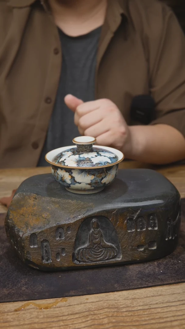 甘石陶艺手绘系列846