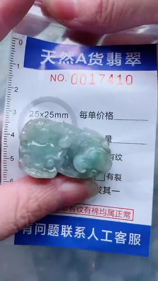翡翠未镶嵌吊坠(不含链)1