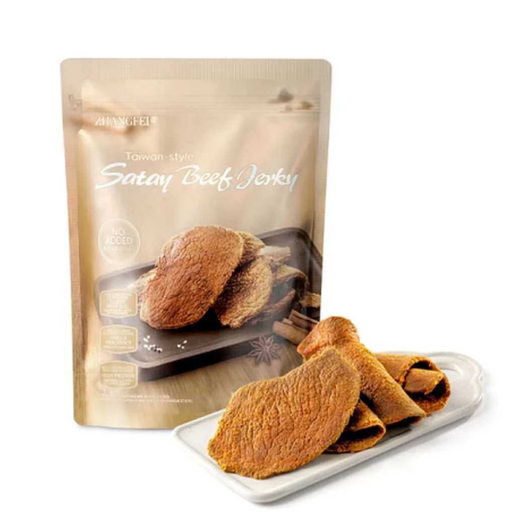 【会员商店】张飞 台式沙嗲味牛肉干480g解馋零食