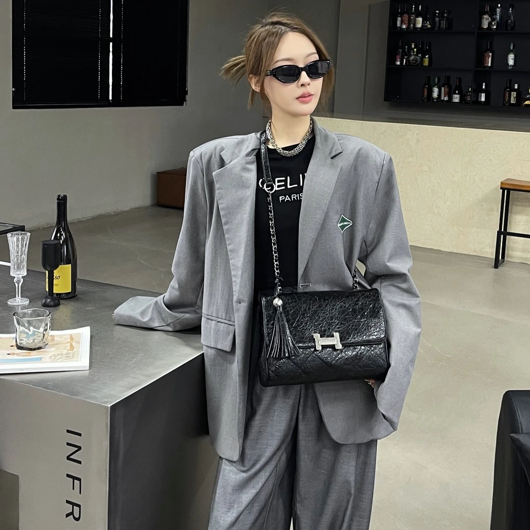 【Show Mi】ZT-D9601-黑色-轻奢小众时尚百搭女士包sm