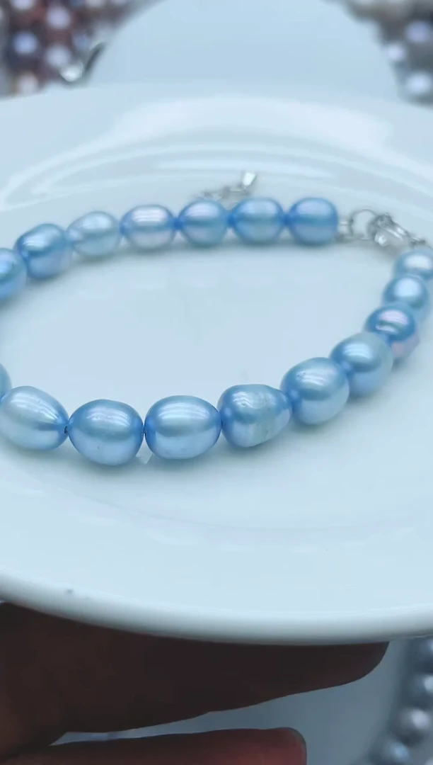 【闪购商品】淡水珍珠颈饰钛钢1