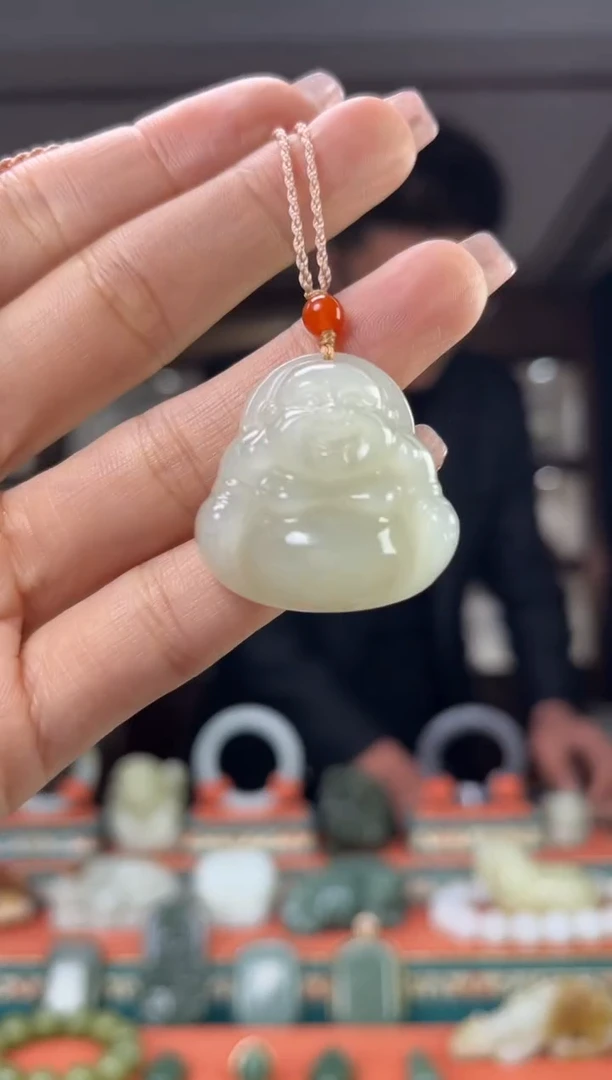 【闪购商品】和田玉颈饰未镶嵌佩佩30mm左右