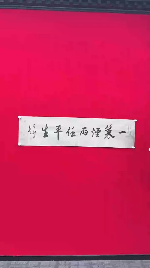 书法于长青  一蓑烟雨任平生  4平尺
