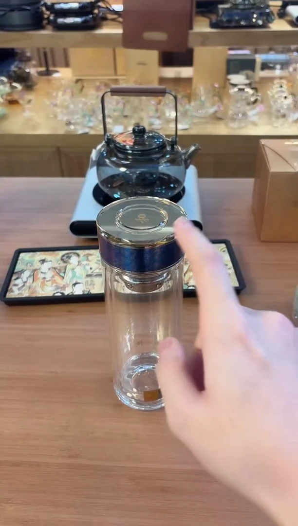 禾器-沁岚保温杯-蓝金+