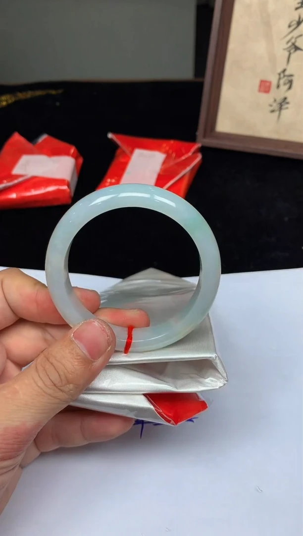 未镶嵌定制翡翠5034毛货不退不换 56-57圈