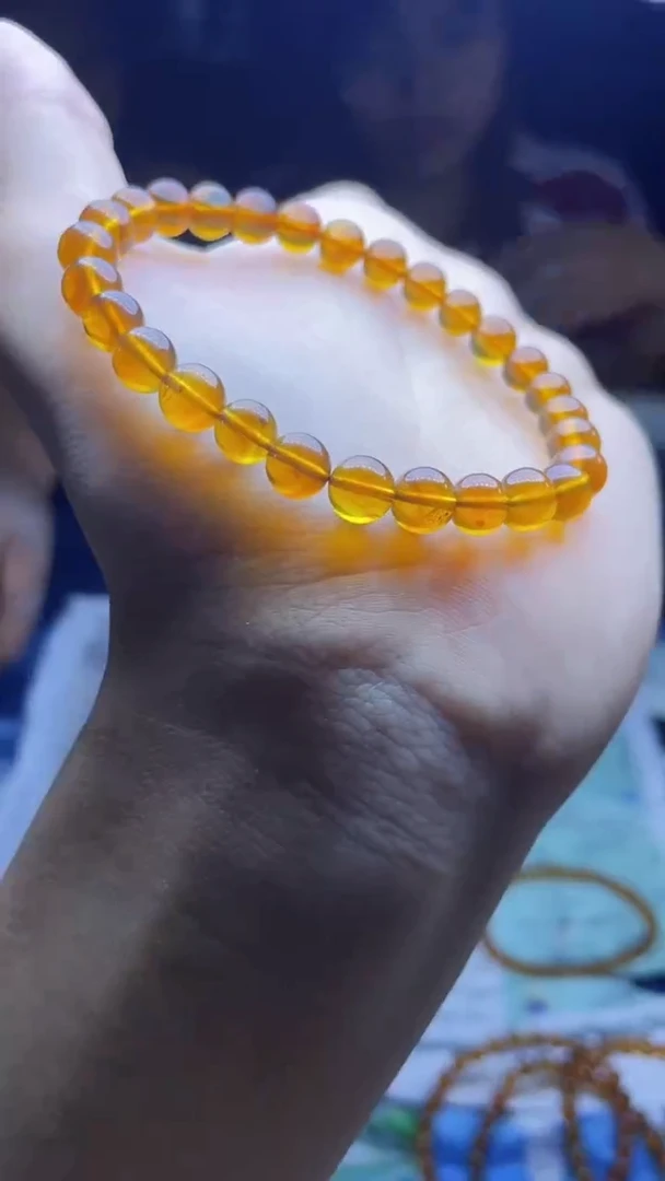 【闪购商品】琥珀手链未镶嵌珠串