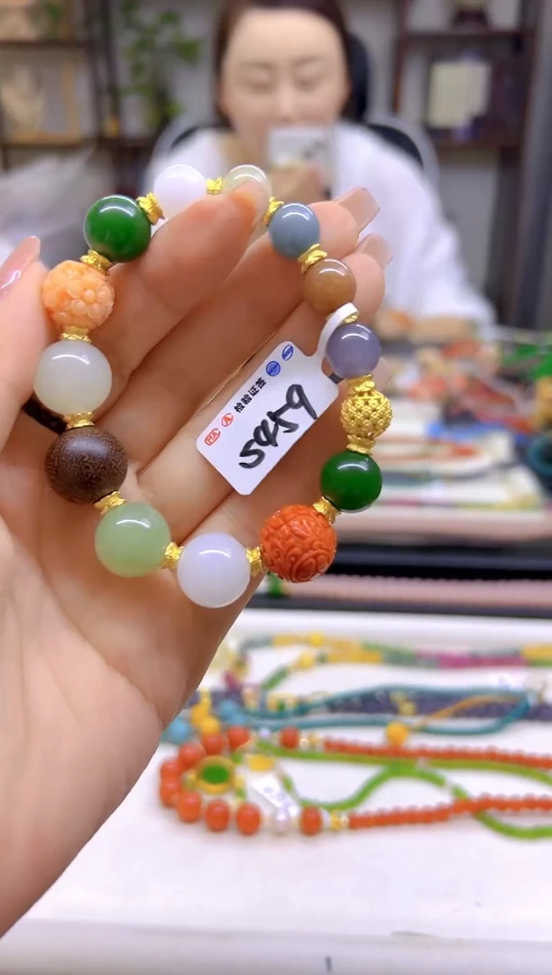 手链未镶嵌和田玉DIY款S459