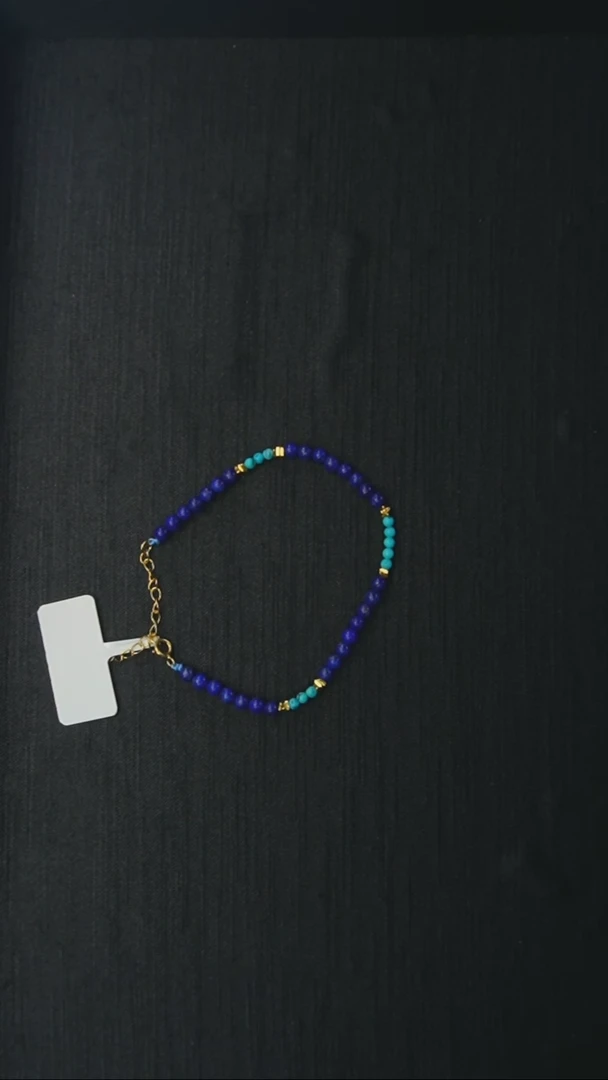 【闪购商品】青金石手链银S925镶嵌发货一件