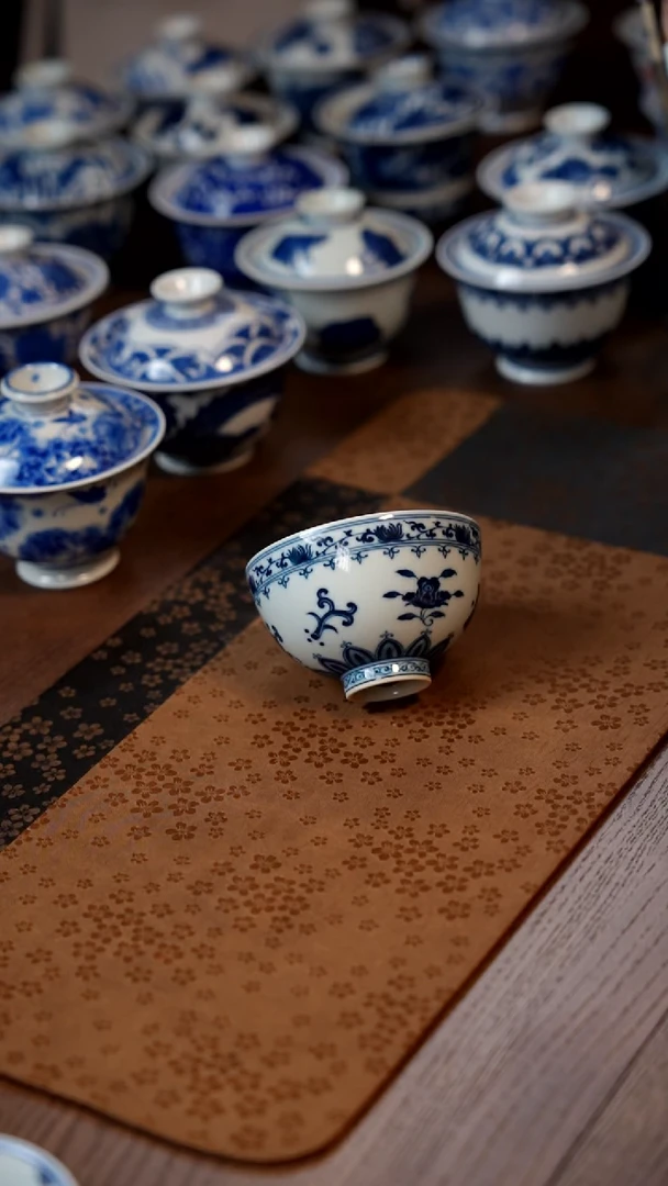 记石八宝鸡心杯1111111