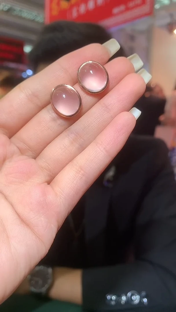 银S925镶嵌耳饰水晶【宝石世家严选】
